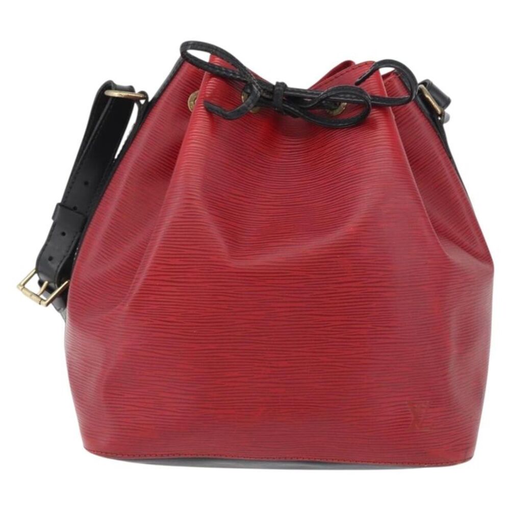 Louis Vuitton Petit Noe Epi Leather Red Leather Shoulder Bag Bag